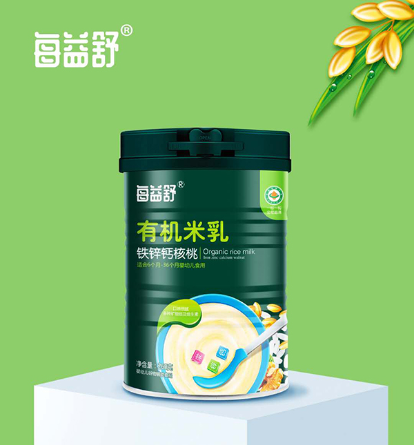 每益舒有機米乳 鐵鋅鈣核桃