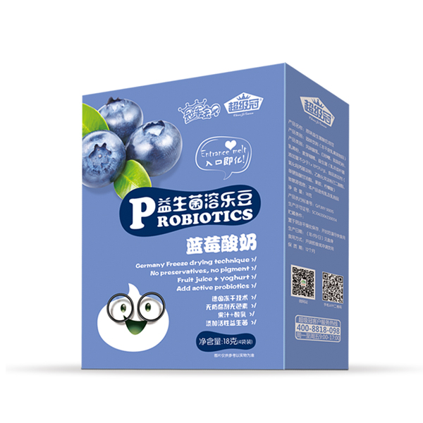 超級冠益生菌溶樂豆(藍莓酸奶)