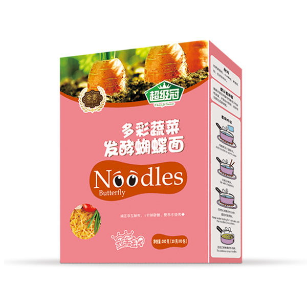 超級冠多彩蔬菜發(fā)酵蝴蝶面(盒)