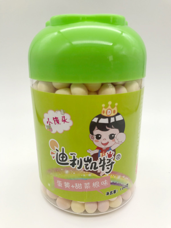 迪利凱特小饅頭-蛋黃+甜菜根味