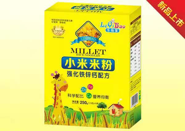 樂奇寶小米米粉盒裝 強(qiáng)化鐵鋅鈣配方