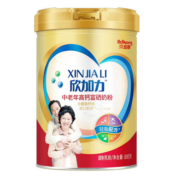 貝迪康欣加力中老年高鈣富硒奶粉