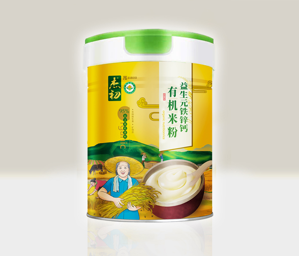 杰初益生元鐵鋅鈣有機(jī)米粉