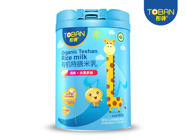 彤伴有機特膳米乳 高鐵+水果多維