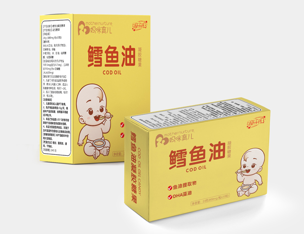 媽咪育兒鱈魚(yú)油凝膠糖果