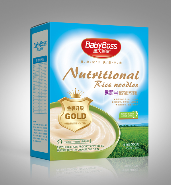 寶貝當家果蔬寶配方營養(yǎng)米粉 盒裝