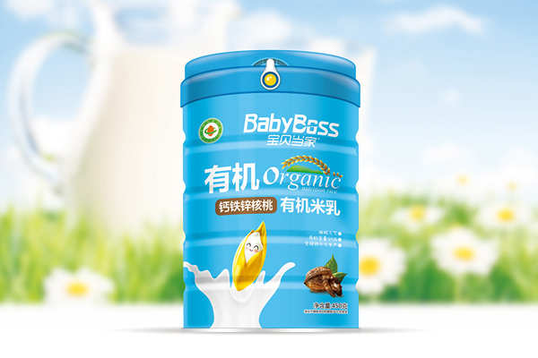 寶貝當(dāng)家鈣鐵鋅核桃有機(jī)米乳-聽裝