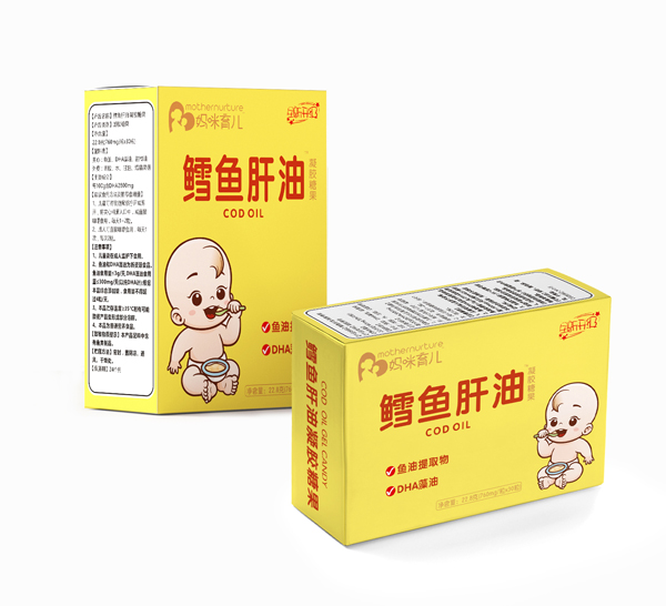 媽咪育兒鱈魚(yú)肝油凝膠糖果