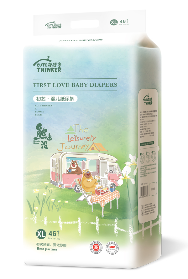 熊出沒(méi)初芯嬰兒紙尿褲XL