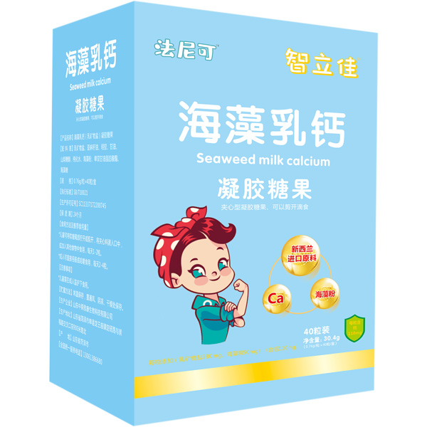 法尼可智立佳海藻乳鈣凝膠糖果40粒