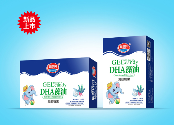 聰樂貝DHA藻油凝膠糖果 盒裝