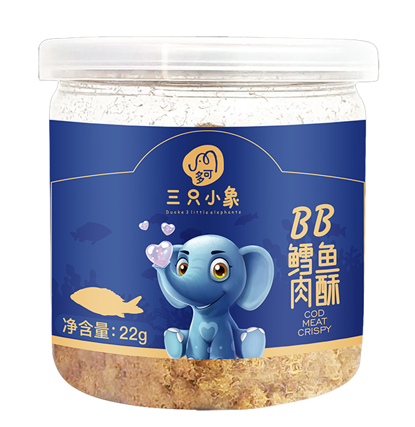 多可三只小象鱈魚(yú)肉酥