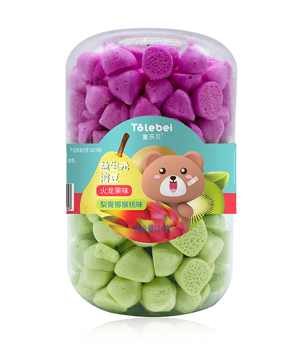童樂(lè)貝益生元溶豆 火龍果味+梨膏獼猴桃味.jpg