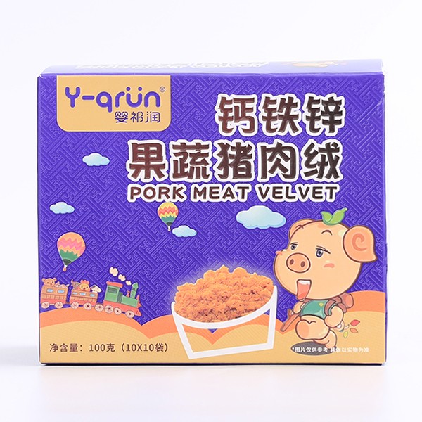 嬰祁潤(rùn)鈣鐵鋅果蔬豬肉絨