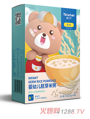 童貝樂yingye小米粥蘋果味胚芽米粥原味小米粥牛肉味輔食代理