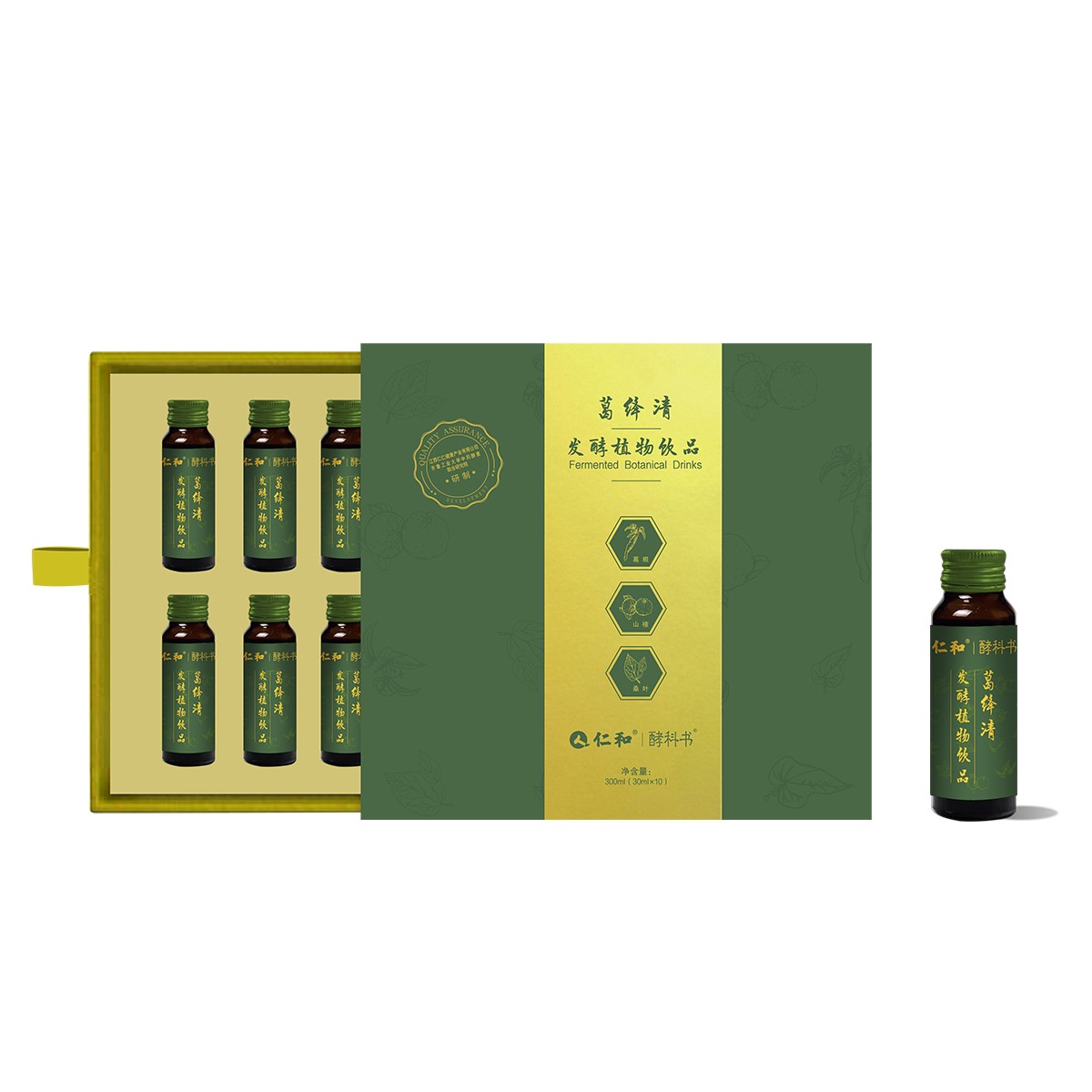 仁和葛絳清葛根桑葉發(fā)酵植物飲品