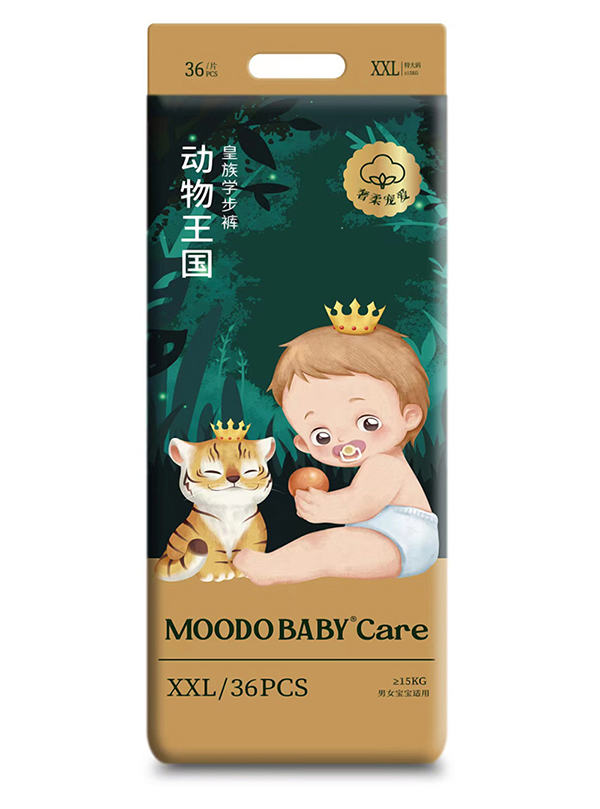 MOODO BABY®Care動物王國系列皇族學步褲XXL36