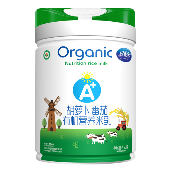 啟美樂有機營養(yǎng)米乳-胡蘿卜番茄