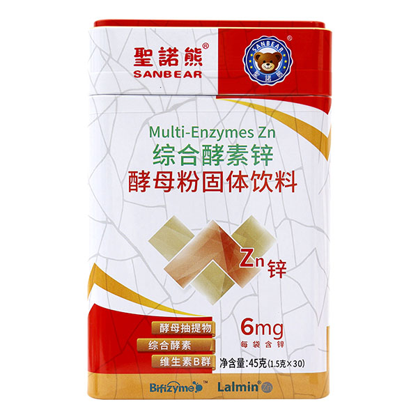 圣諾熊綜合酵素鋅酵母粉固體飲料