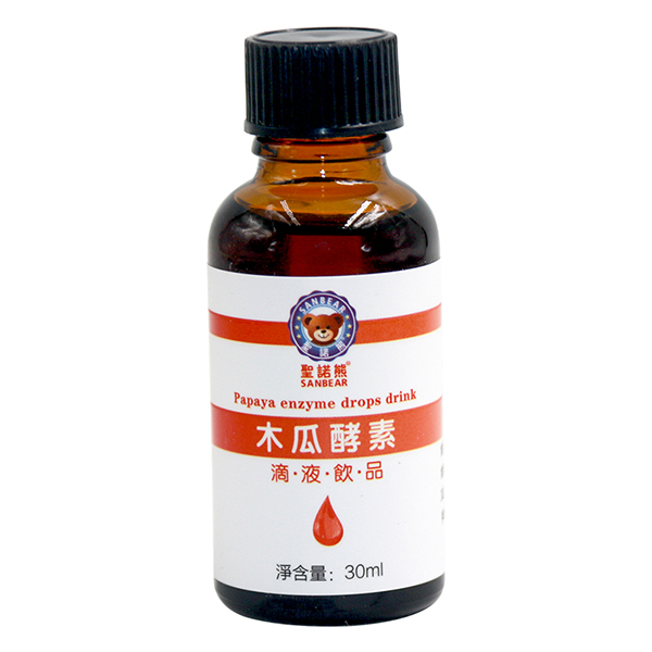 圣諾熊木瓜酵素滴液飲品