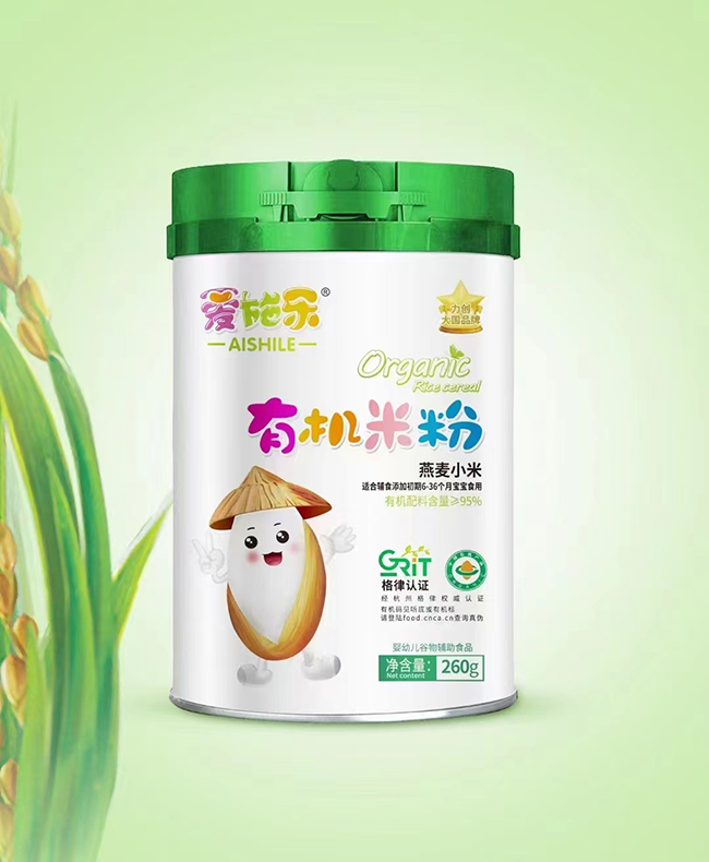 愛施樂有機(jī)米粉 燕麥小米