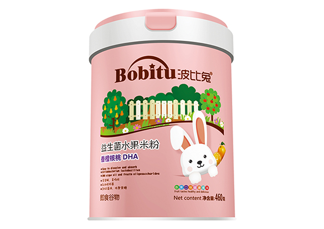 波比兔益生菌水果米粉 香橙核桃DHA