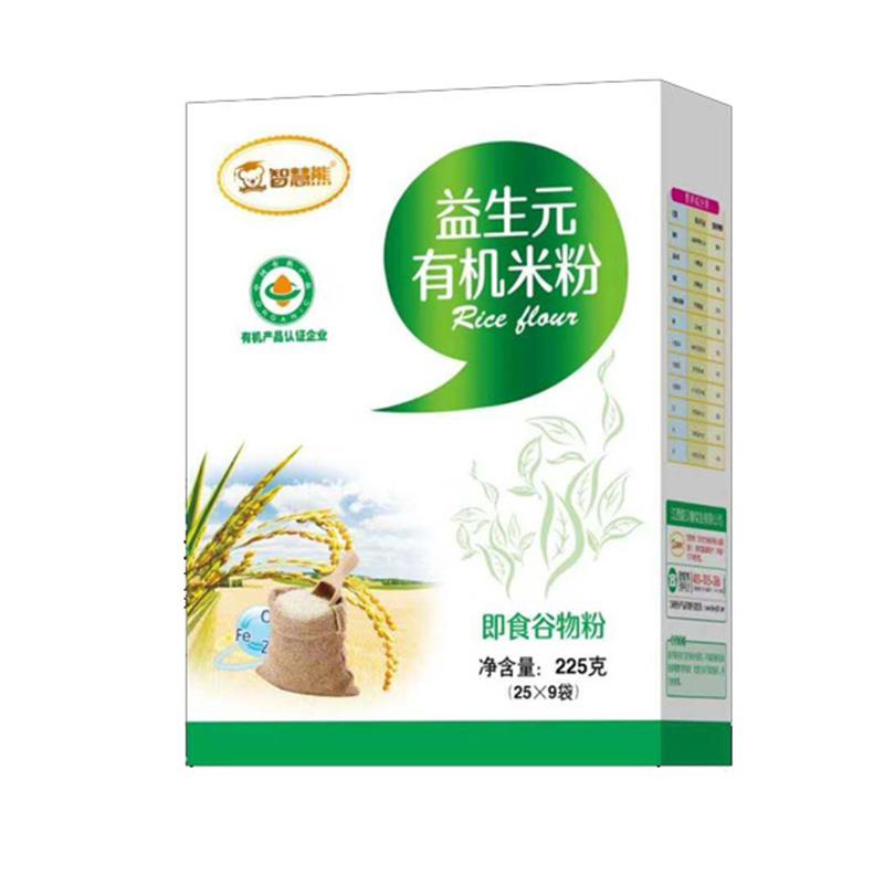 智慧熊益生元有機(jī)米粉 盒裝