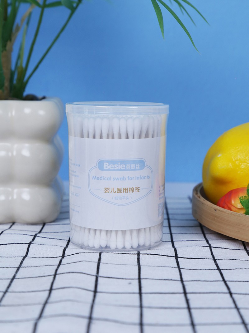 蓓恩絲嬰兒醫(yī)用棉簽(細(xì)軸平頭)