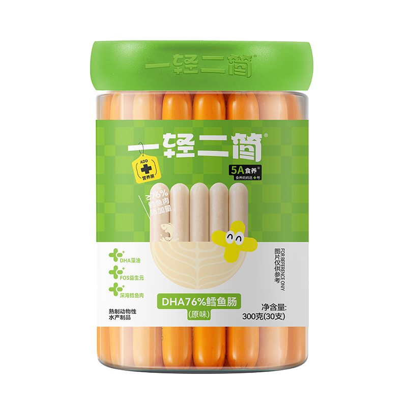 一輕二簡DHA76%鱈魚腸(原味)