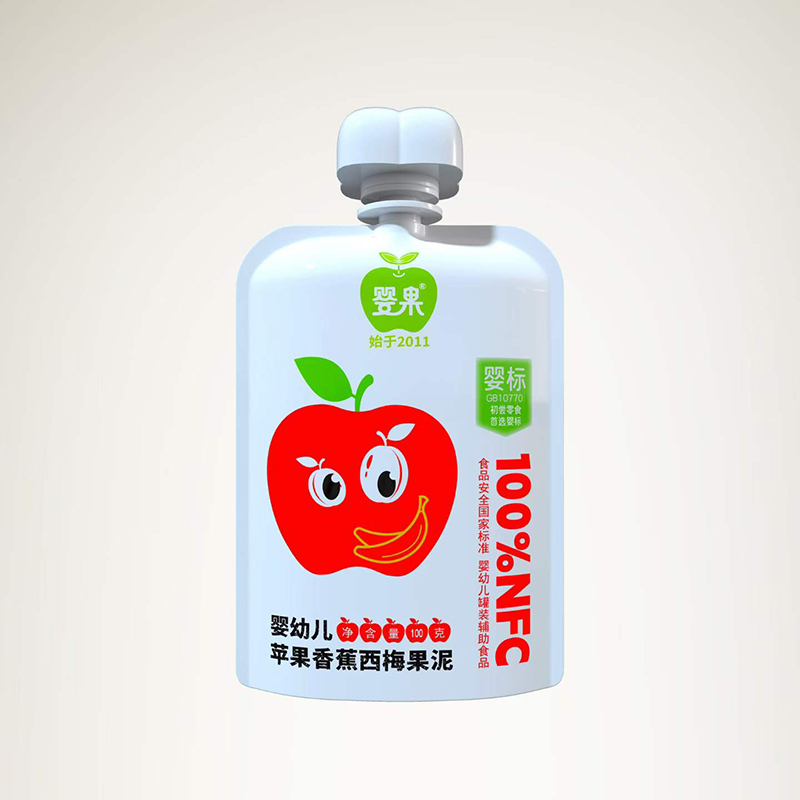 嬰果嬰幼兒蘋(píng)果香蕉西梅果泥