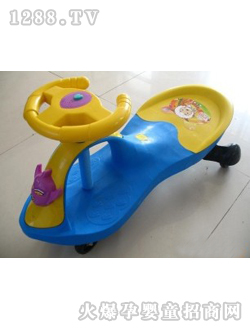 尼爾樂(lè)藍(lán)色兒童扭扭車