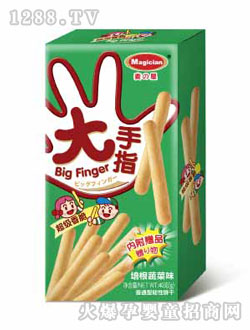 麥之星40G大手指培根蔬菜味