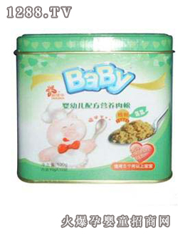 方廣新續(xù)華yingye營養(yǎng)肉松(菠菜味)