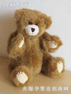祺夢(mèng)毛絨玩具棕色泰迪熊