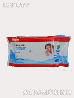 貝親yinge衛(wèi)生濕巾80片裝