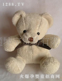坤宇蝴蝶結毛絨泰迪熊玩具