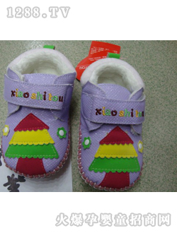 麗嬰房紫色松樹(shù)yinge鞋