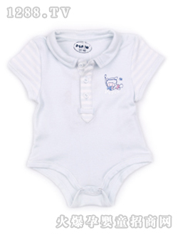 小豬班納yinge開(kāi)筒短袖哈衣