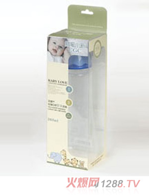 蠟筆小新PP標(biāo)準口徑自動260ml奶瓶