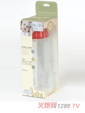 蠟筆小新PP標(biāo)準口徑自動260ml奶瓶