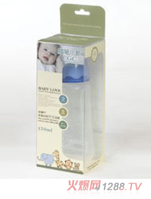 蠟筆小新PP標(biāo)準口徑安全150ml奶瓶