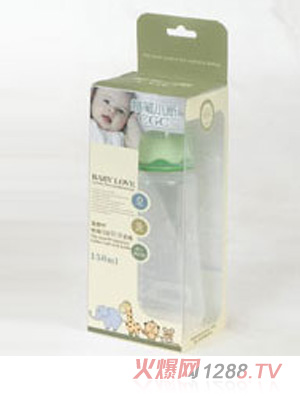 蠟筆小新PP標(biāo)準口徑安全150ml奶瓶