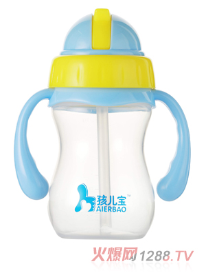 孩兒寶把手PP吸管杯210ml