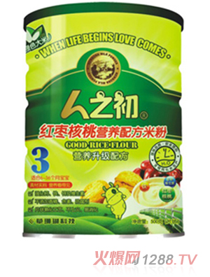 人之初紅棗核桃yingye米粉聽裝