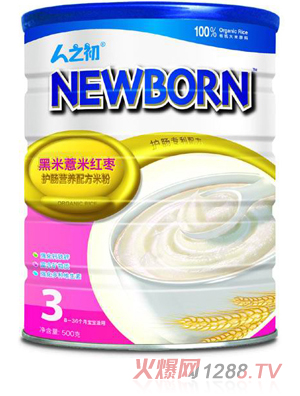 人之初黑米薏米紅棗youe米粉3段