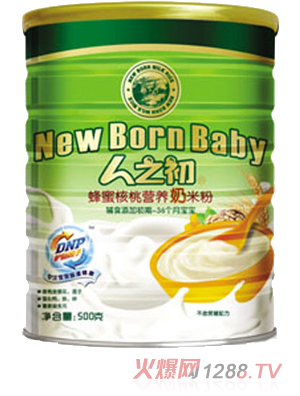 人之初蜂蜜核桃奶yingy米粉聽裝