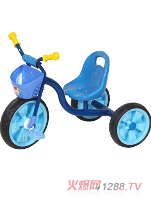金六一藍(lán)色三輪童車