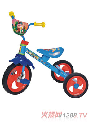 金六一卡通三輪童車