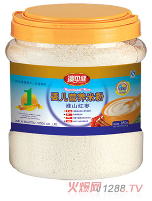 澳貝健淮山紅棗yinge營(yíng)養(yǎng)米粉