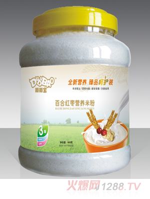 嘟嘟寶百合紅棗營養(yǎng)米粉